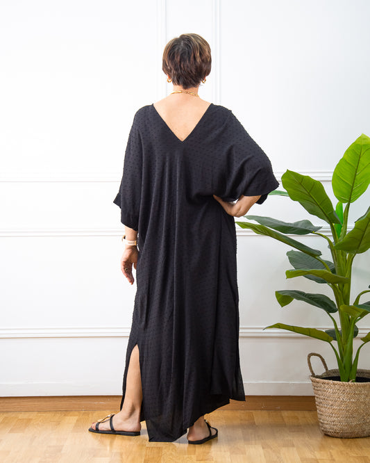 VESTIDO PLUMETTI NEGRO