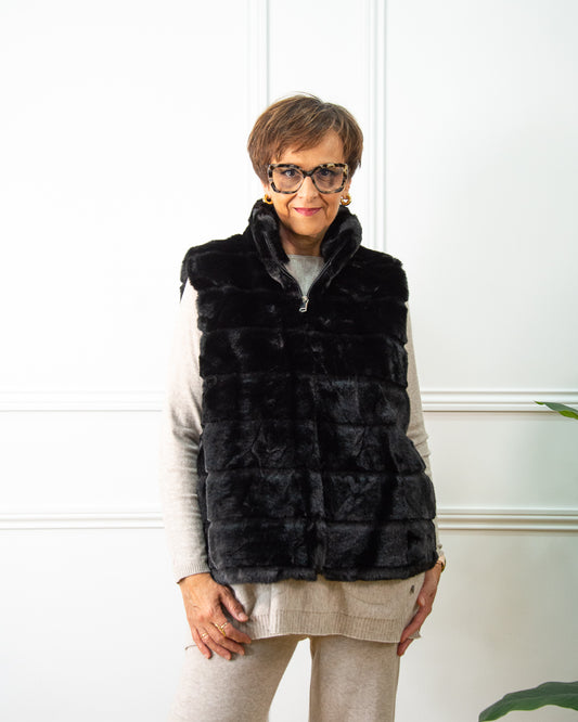 CHALECO ANDREA NEGRO