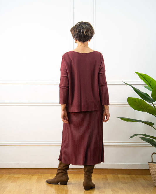 CONJUNTO PENNY GRANATE