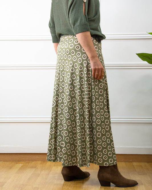 FALDA BRISA VERDE KAKI