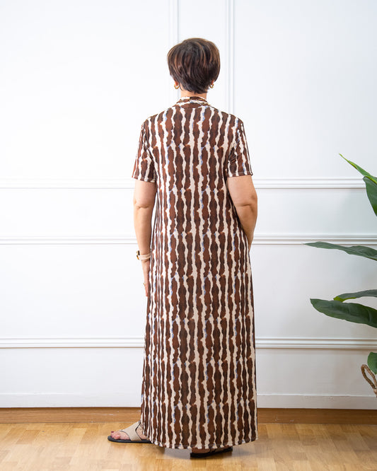 VESTIDO AMELIA MARRÓN