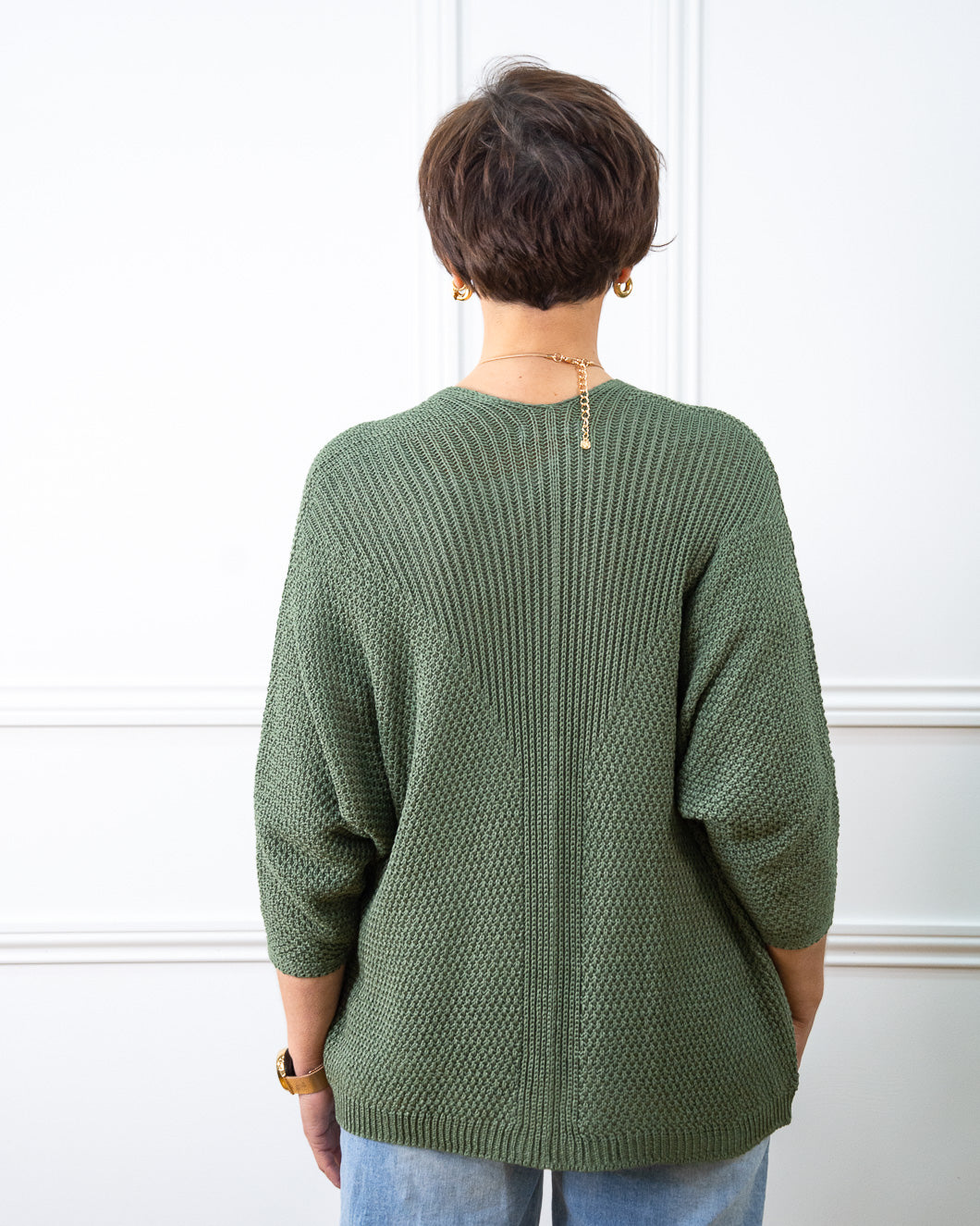 CHAQUETA LARISSA VERDE CAQUI