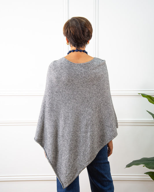 PONCHO KIKA GRIS