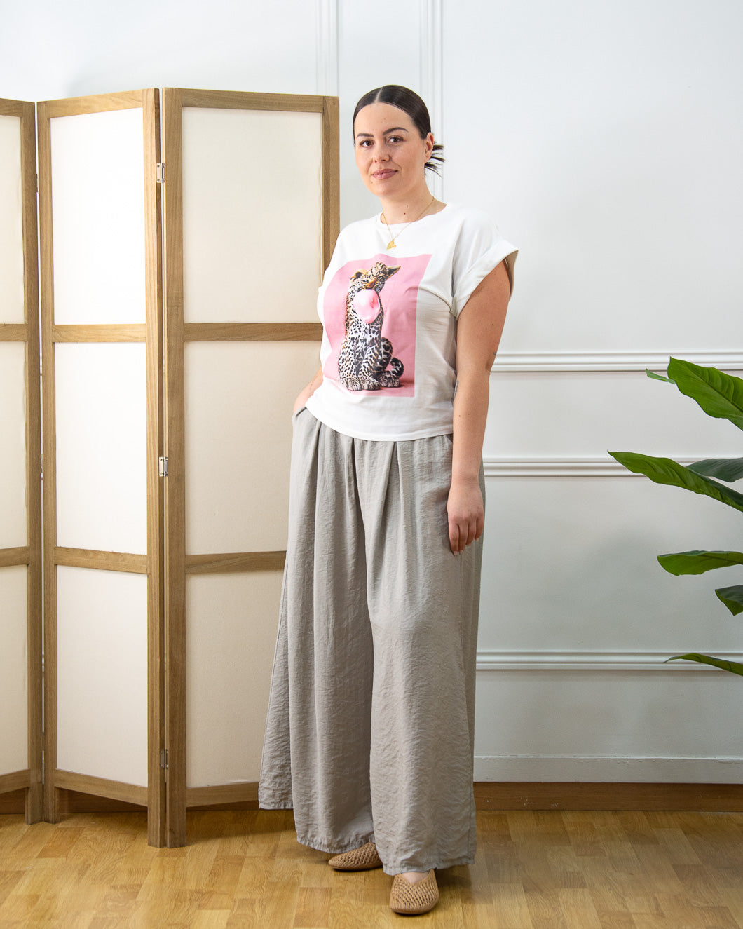 CAMISETA TIGER BLANCO