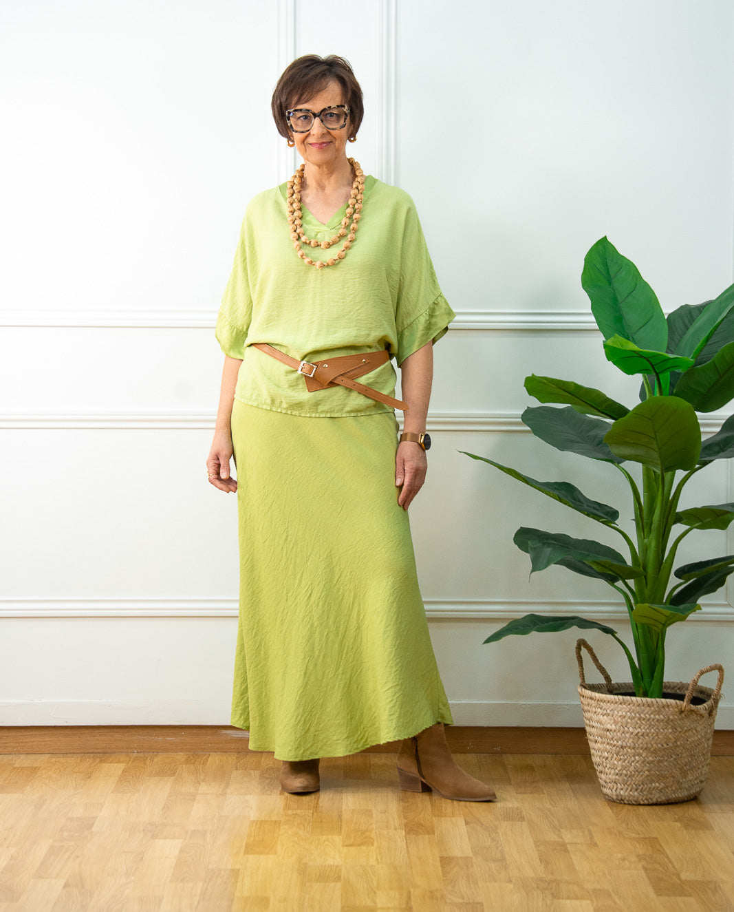 FALDA JAPAN PISTACHO