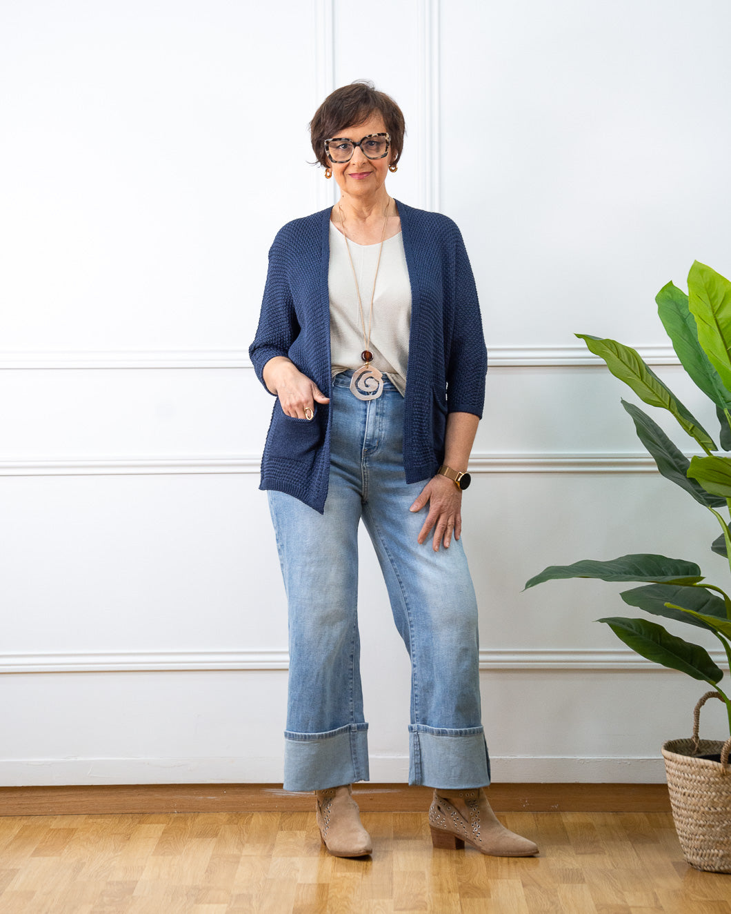 CHAQUETA LARISSA AZUL MARINO