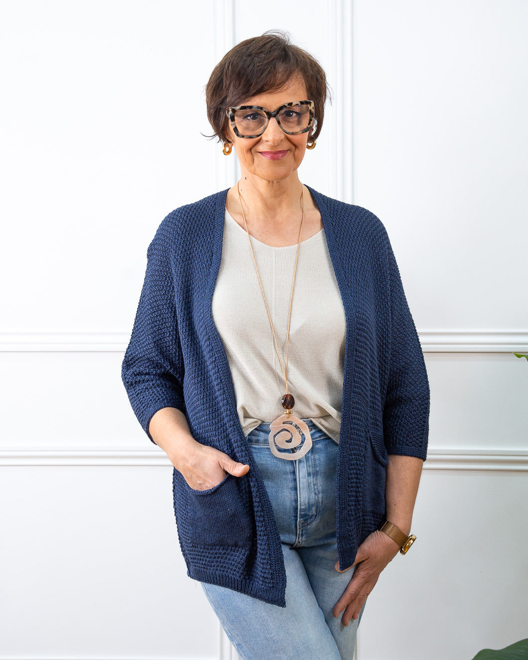CHAQUETA LARISSA AZUL MARINO