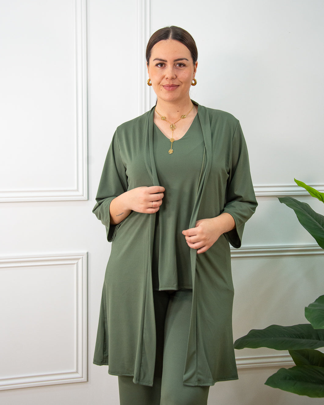 CHAQUETA LOLA VERDE KAKI