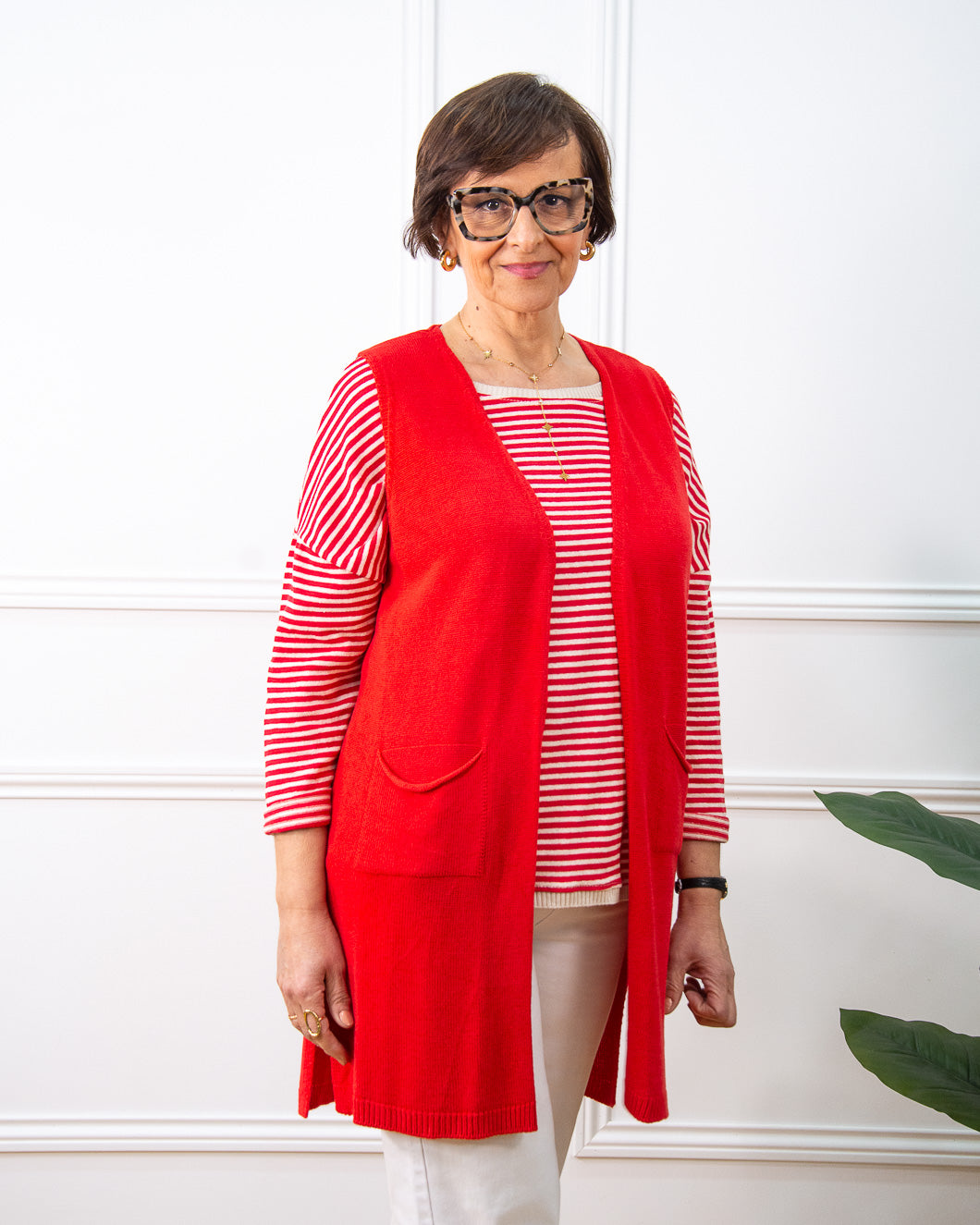CHALECO TRIBECA ROJO