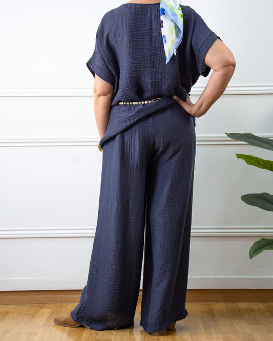 PANTALÓN MILÁN MARINO