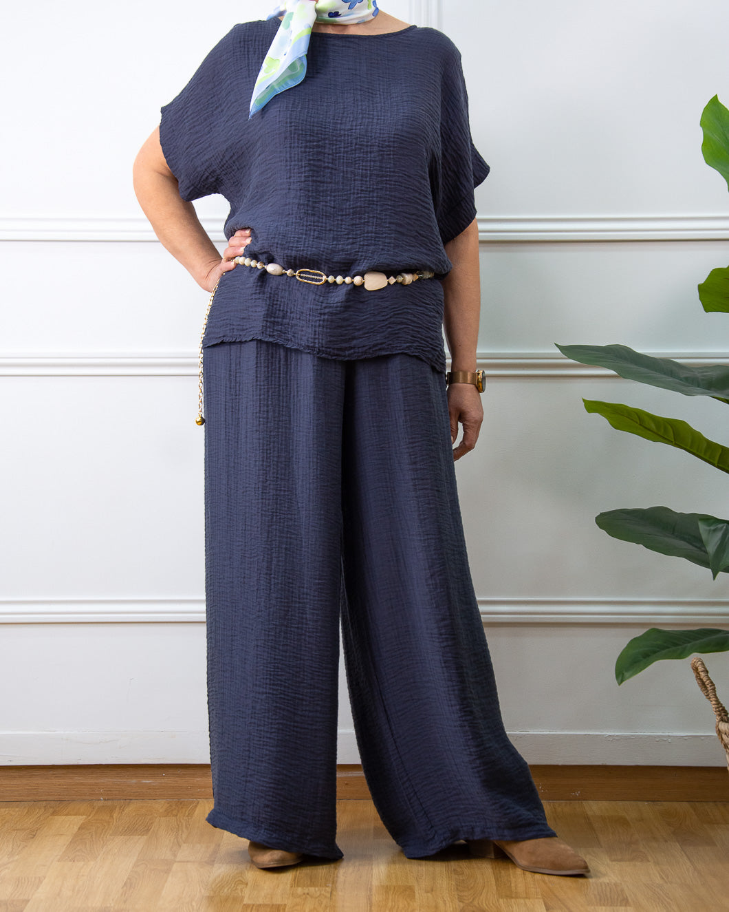 PANTALÓN MILÁN MARINO