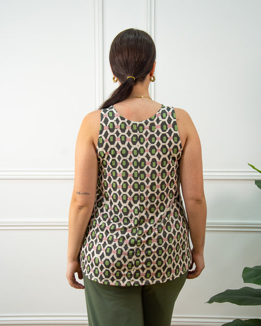 BLUSA COLMENA VERDE