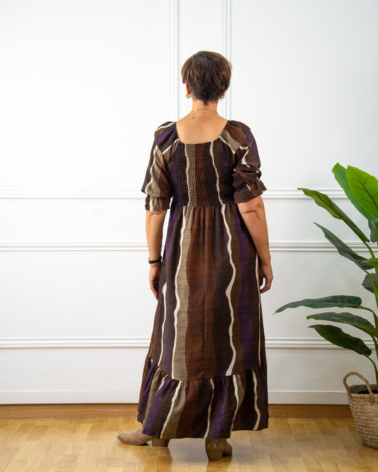 VESTIDO CAROLA MARRÓN