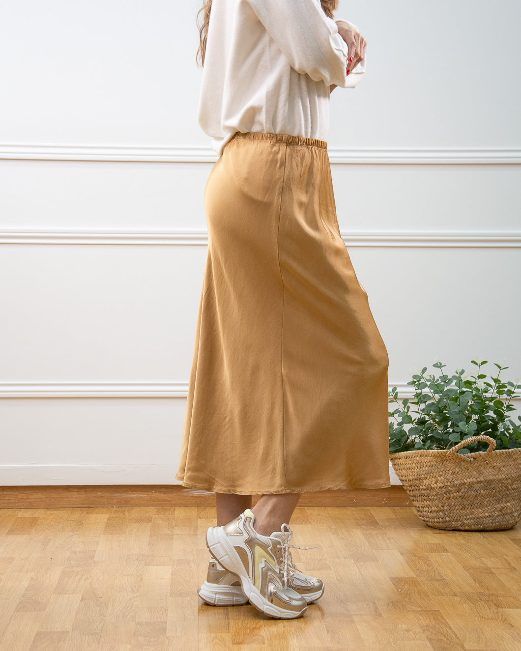 FALDA DION BEIGE