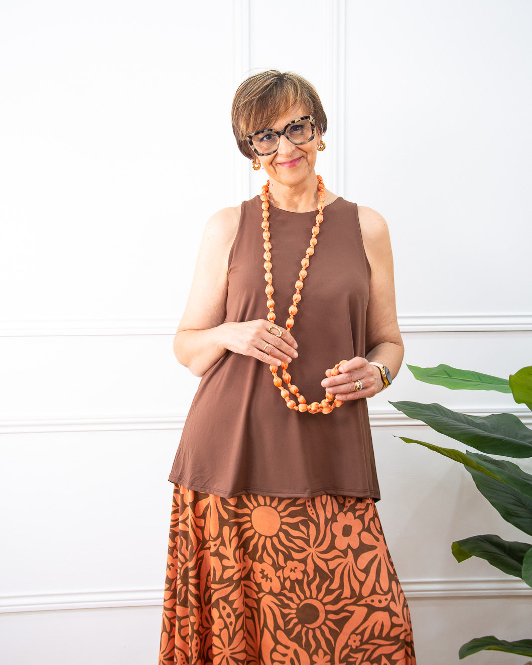 BLUSA LOLA MARRÓN
