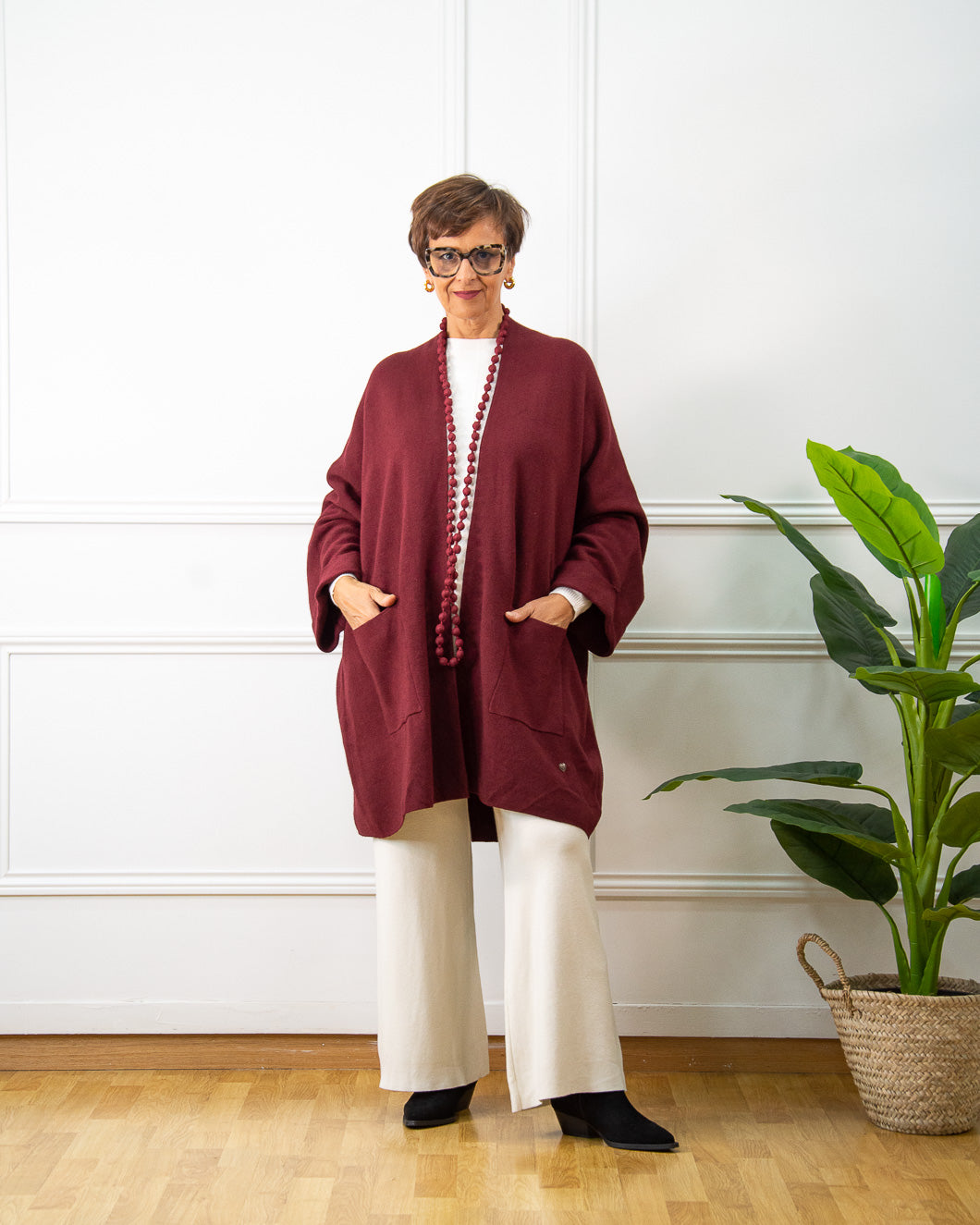 CHAQUETA NICOLA GRANATE