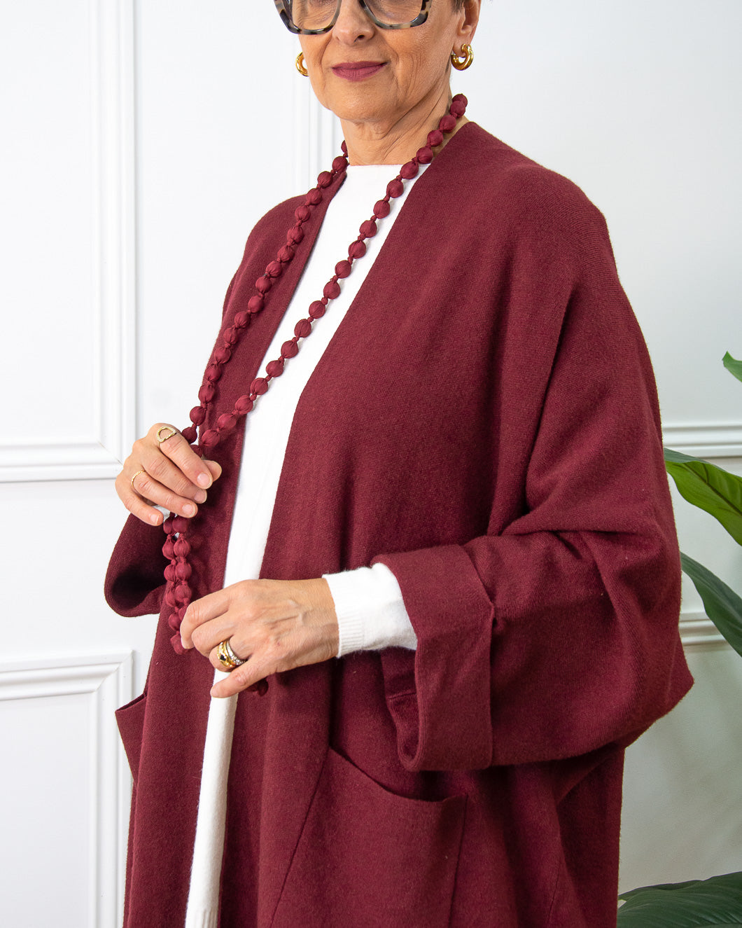 CHAQUETA NICOLA GRANATE