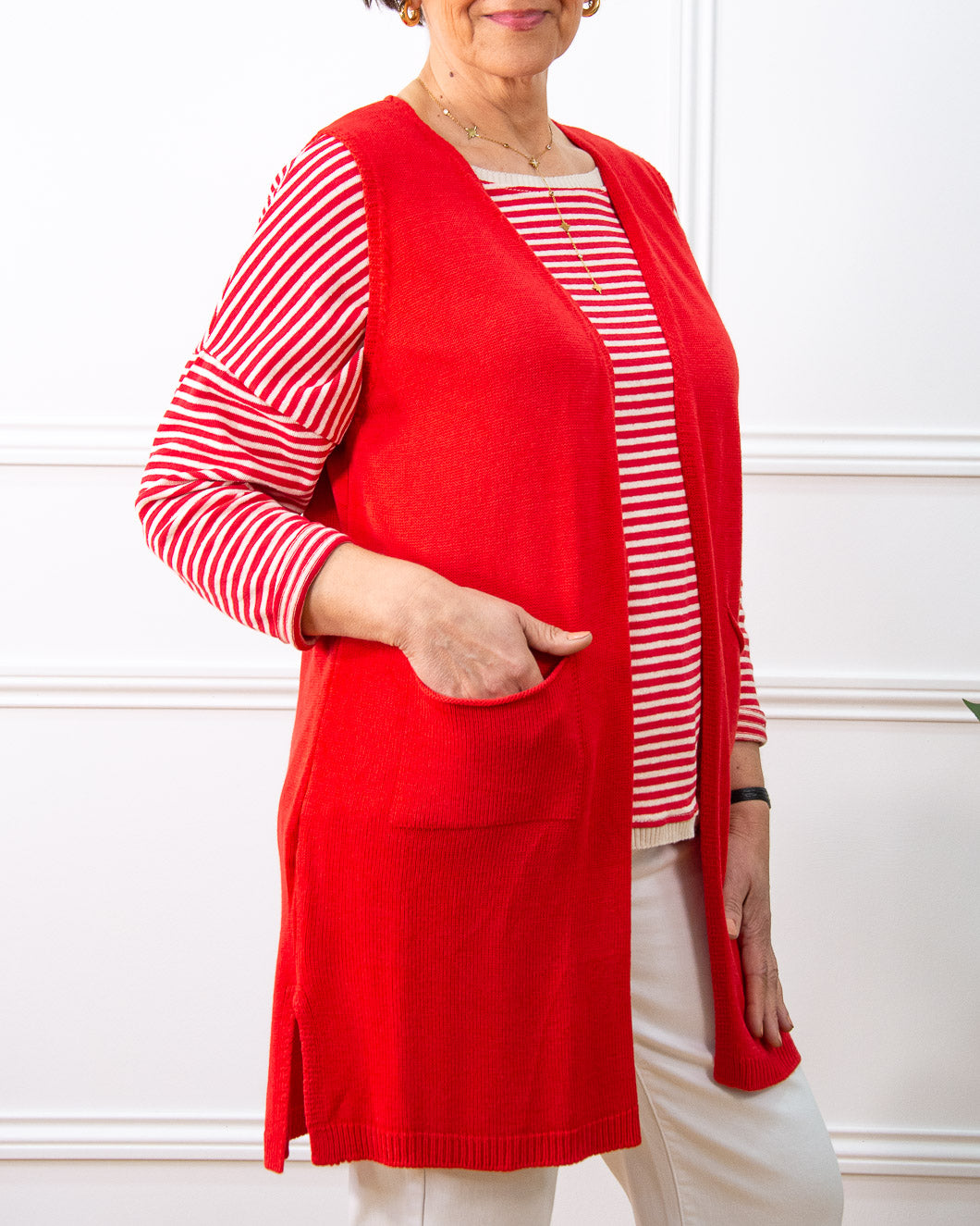 CHALECO TRIBECA ROJO