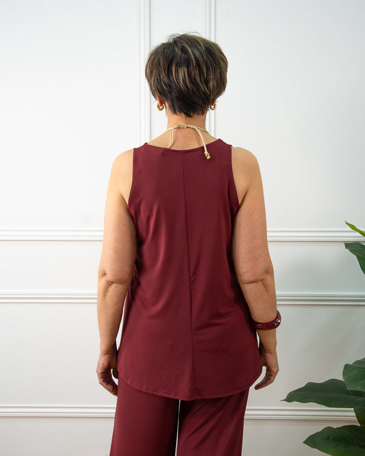 BLUSA LOLA GRANATE