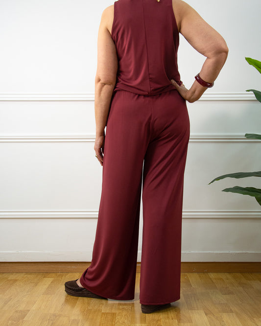 PANTALÓN LOLA GRANATE