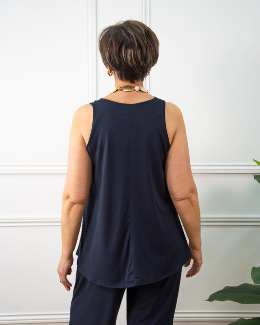 BLUSA LOLA AZUL MARINO