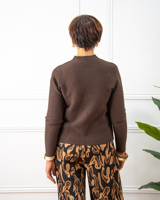 CHAQUETA BRIANA CHOCOLATE