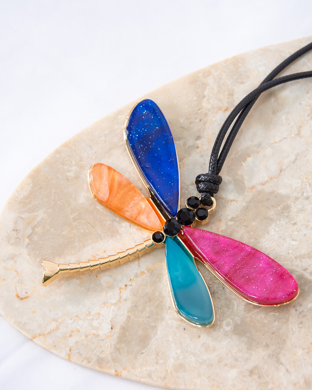 COLLAR LIBÉLULA MULTICOLOR