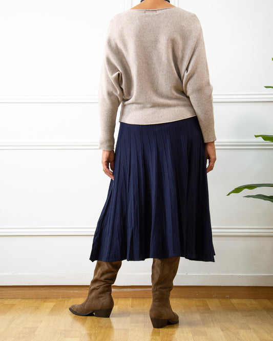 FALDA MARILYN AZUL MARINO