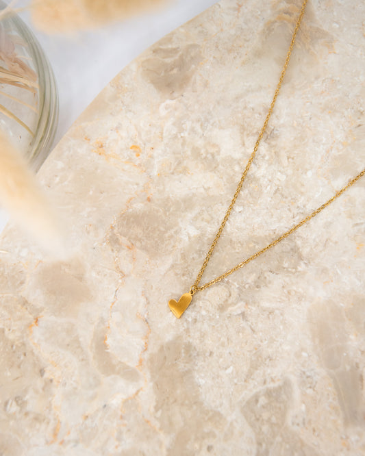 COLGANTE MINI HEART DORADO