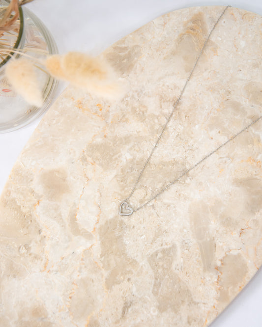 COLGANTE HEART PLATEADO