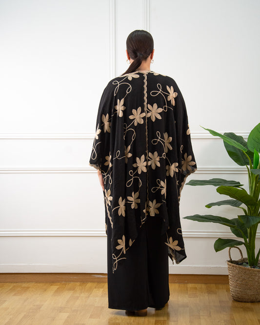KIMONO BORDADO NEGRO