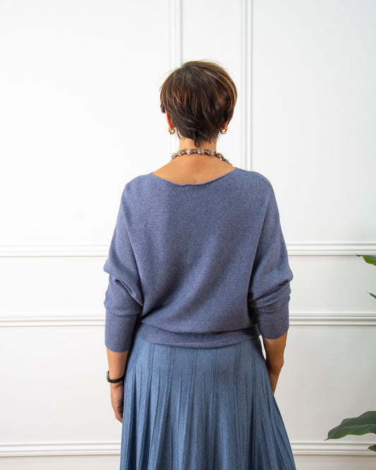 JERSEY ALINA AZUL VAQUERO