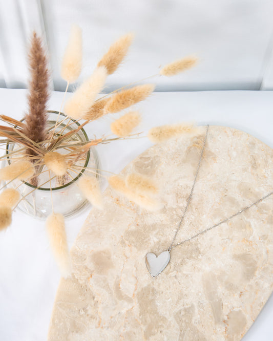 COLGANTE CORAZÓN PLATEADO