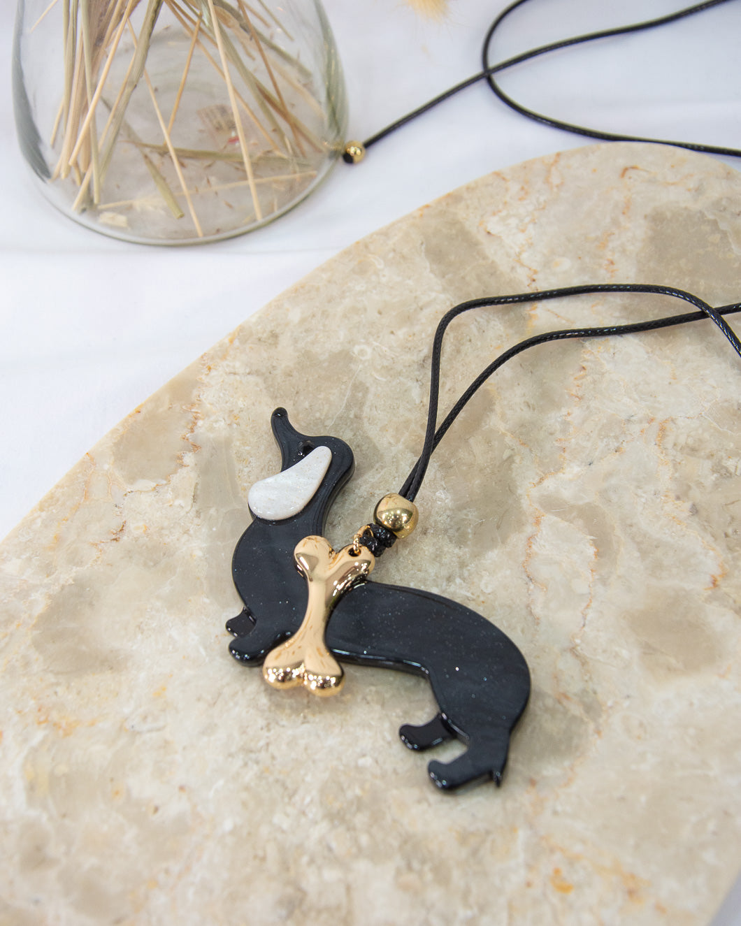 COLLAR PERRITO NEGRO