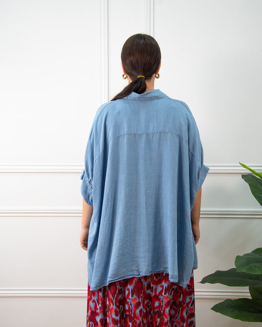 BLUSA TENCEL OVER