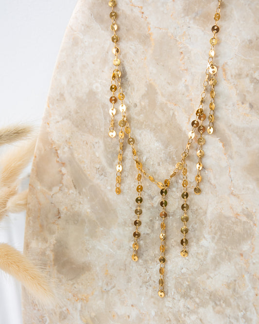 COLLAR CADENITAS DORADO