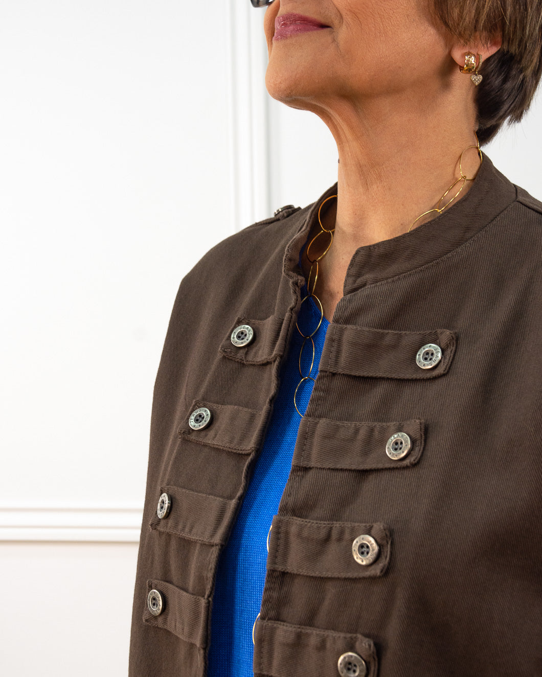 CHAQUETA NAPOLEÓNICA MARRÓN