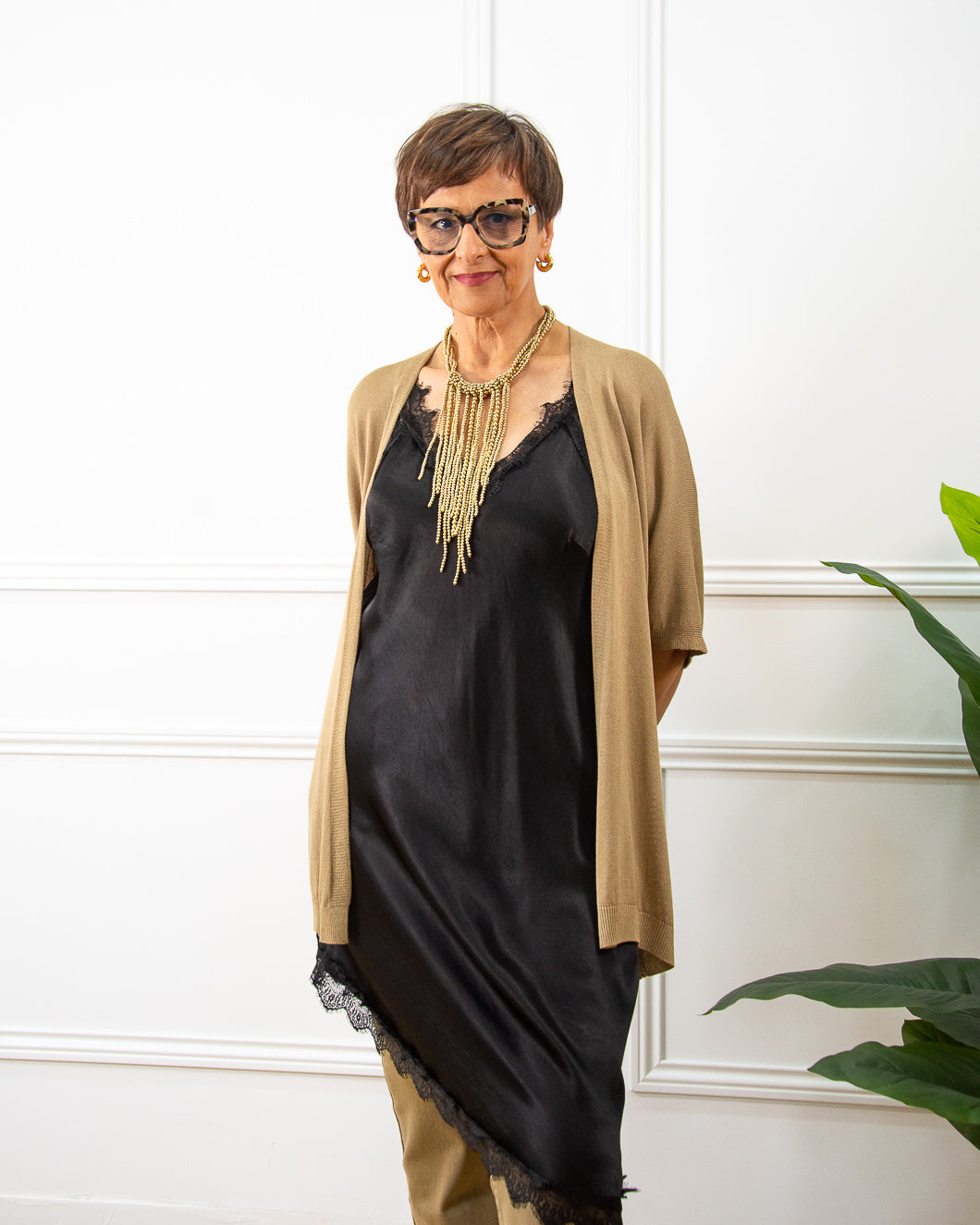 VESTIDO LENCERO NEGRO