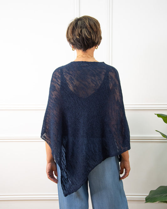 PONCHO VERANO MARINO