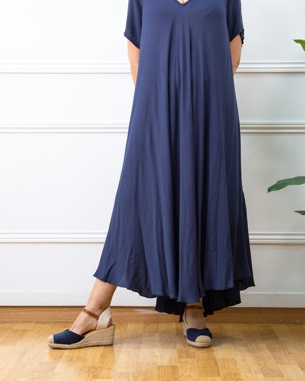 VESTIDO AVA AZUL MARINO