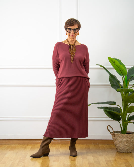 CONJUNTO PENNY GRANATE