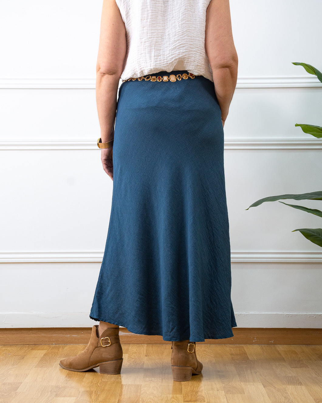 FALDA JAPAN AZUL PETRÓLEO