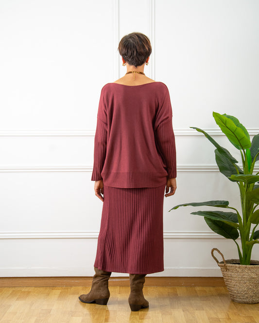 CONJUNTO PENNY GRANATE