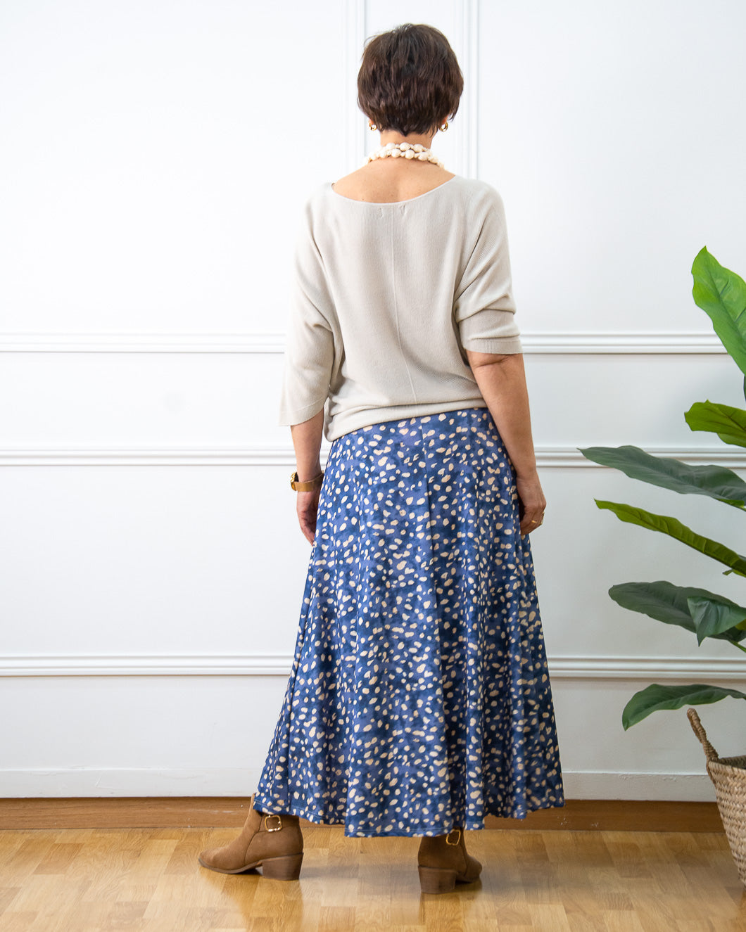 FALDA SAMANTA AZUL