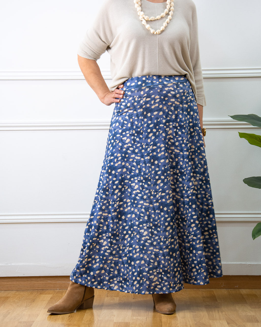 FALDA SAMANTA AZUL