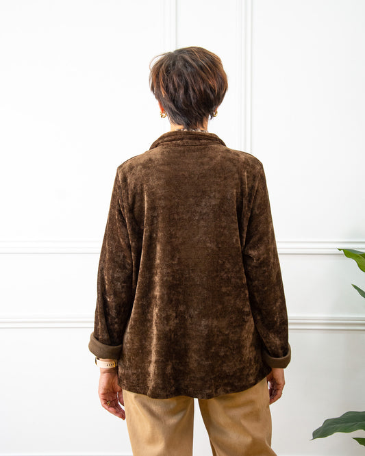 CHAQUETA PANA MARRÓN