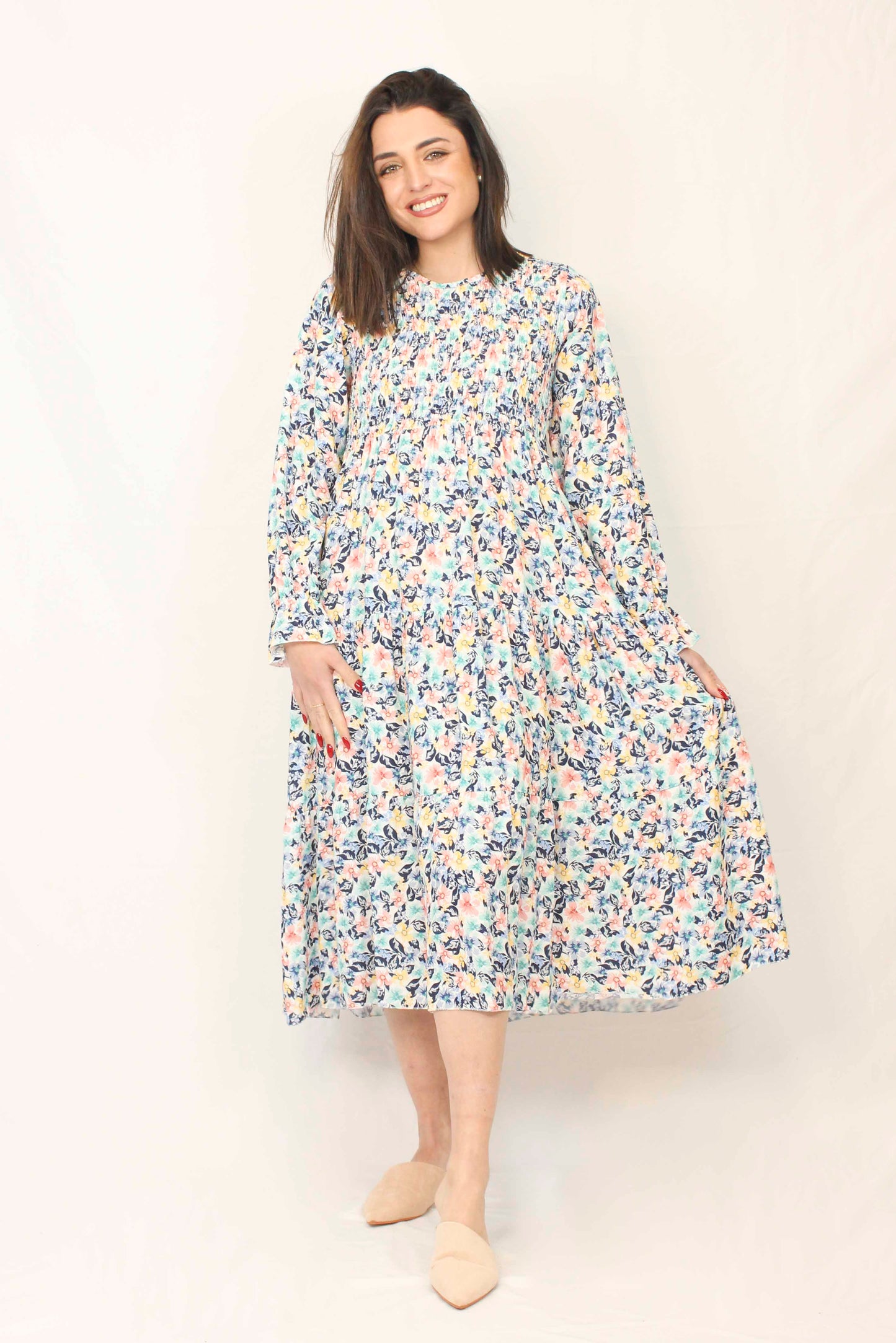LAURA BLUE DRESS