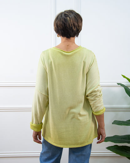 CAMISETA CATERINA VERDE PISTACHO