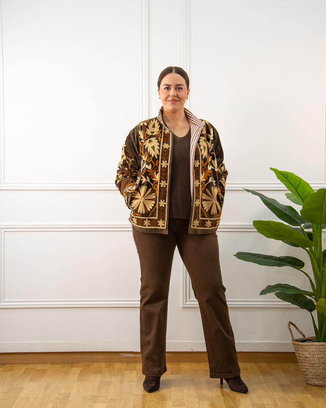 CHAQUETA SUZANI MARRÓN