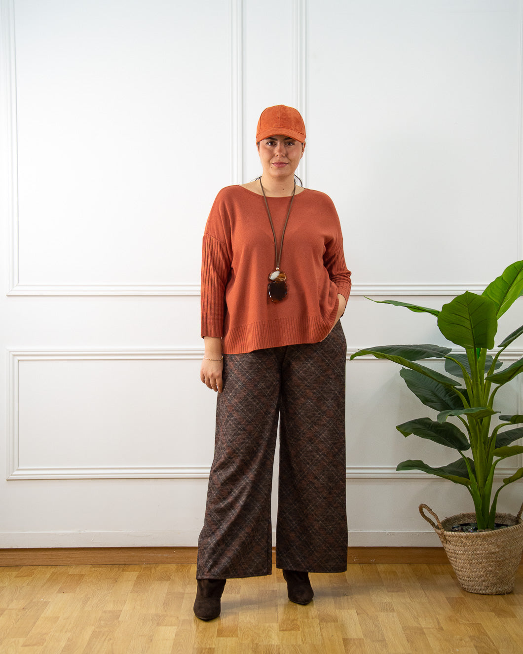 PANTALÓN LOLA GALES MARRÓN